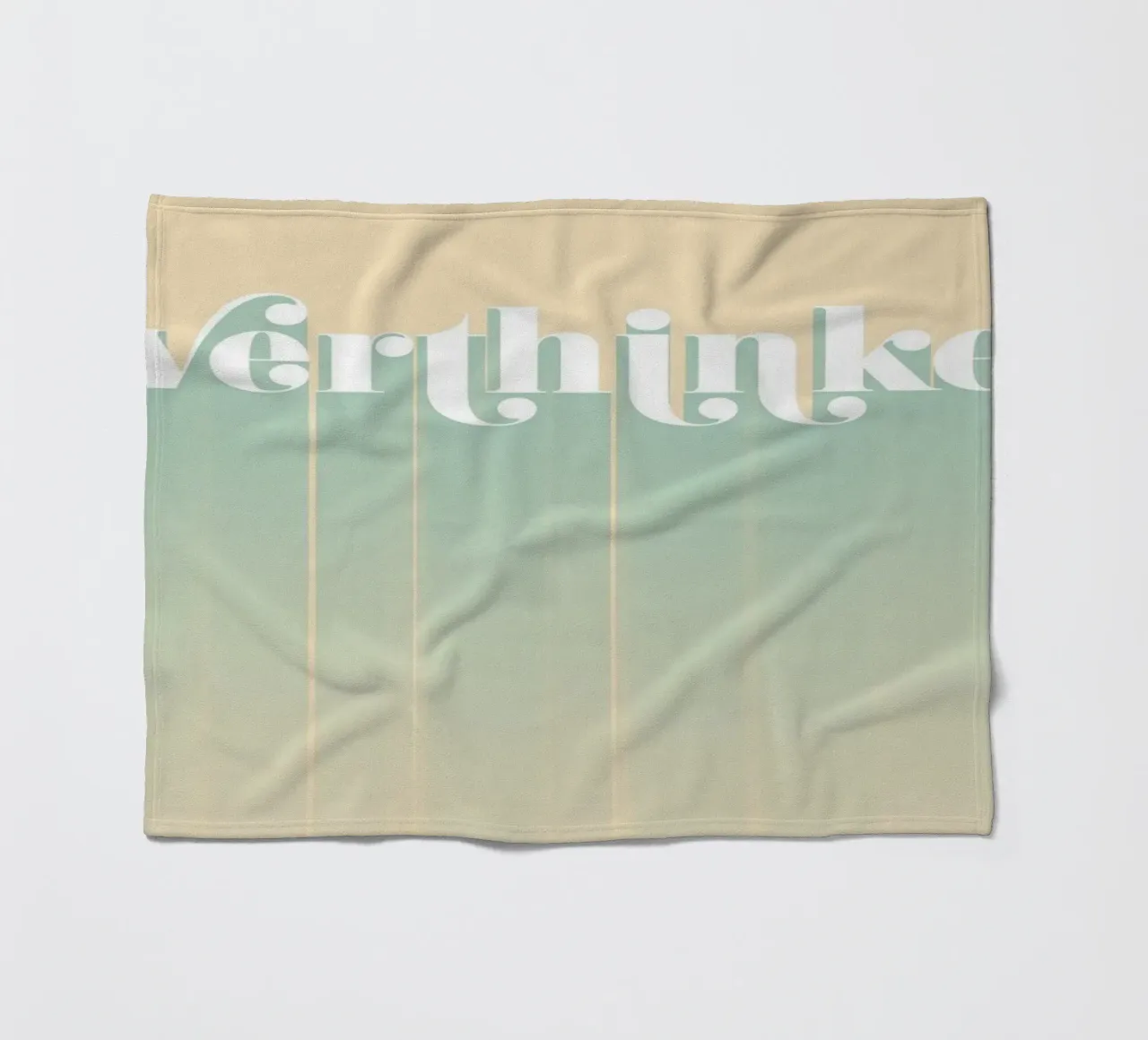 Overthinker Fleecedecke von DesigndN