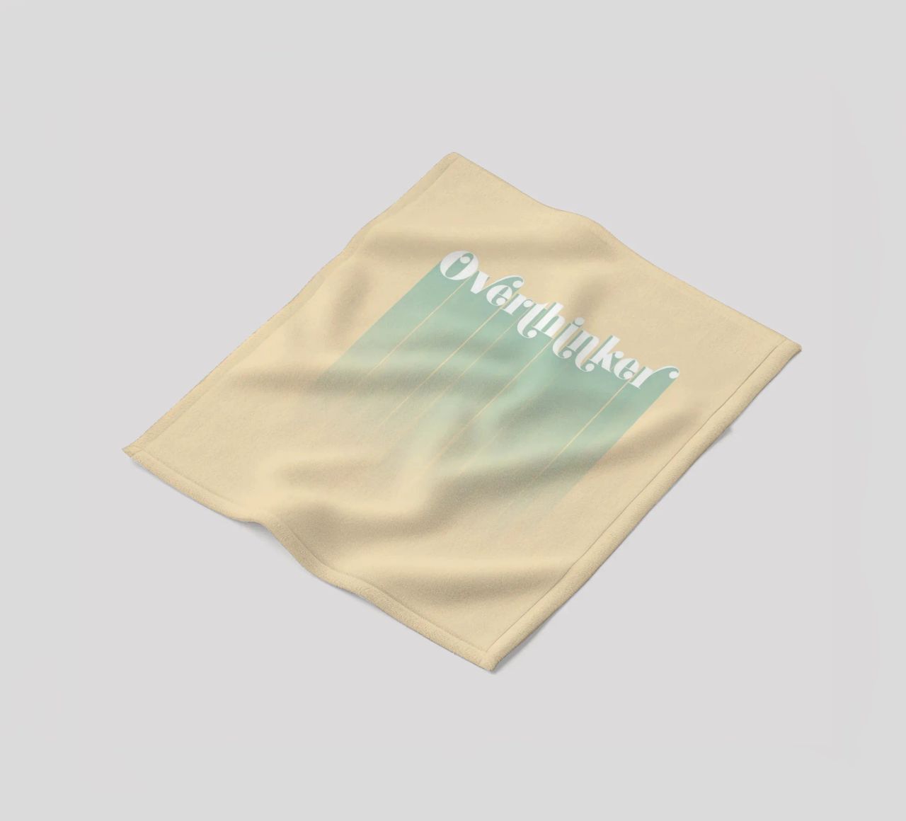 Overthinker coperta in pile da designdn