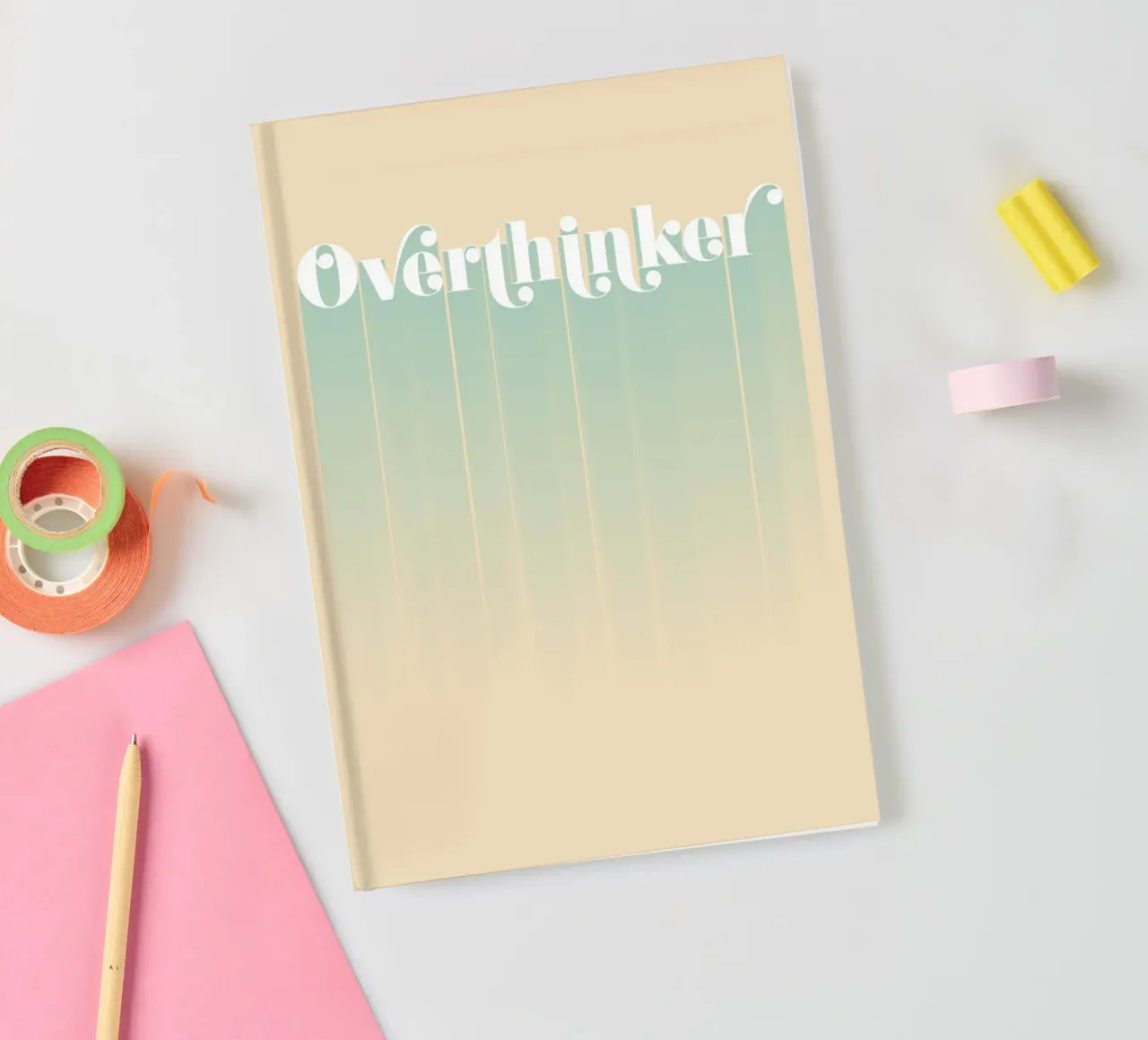 Overthinker notebook by designdn