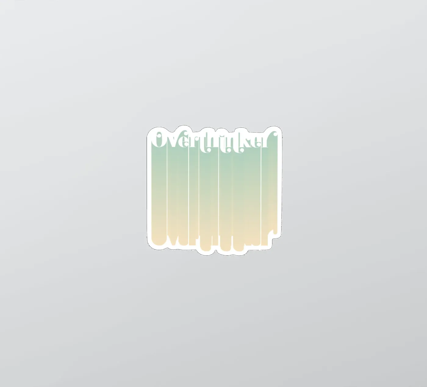 Overthinker sticker van DesigndN
