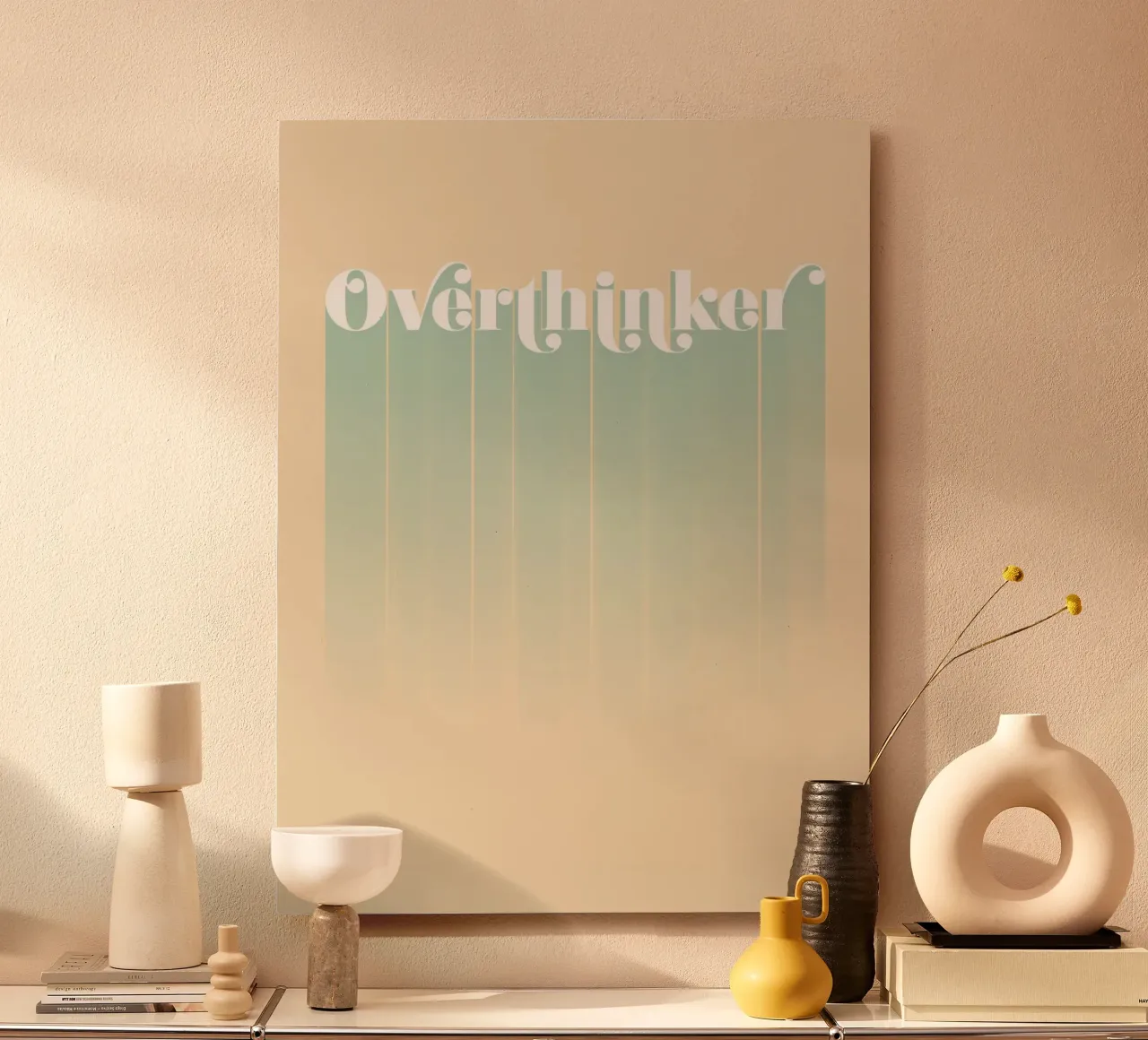 Overthinker alluminio dibond da designdn