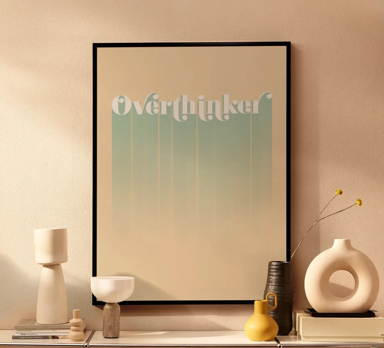 Overthinker poster van DesigndN