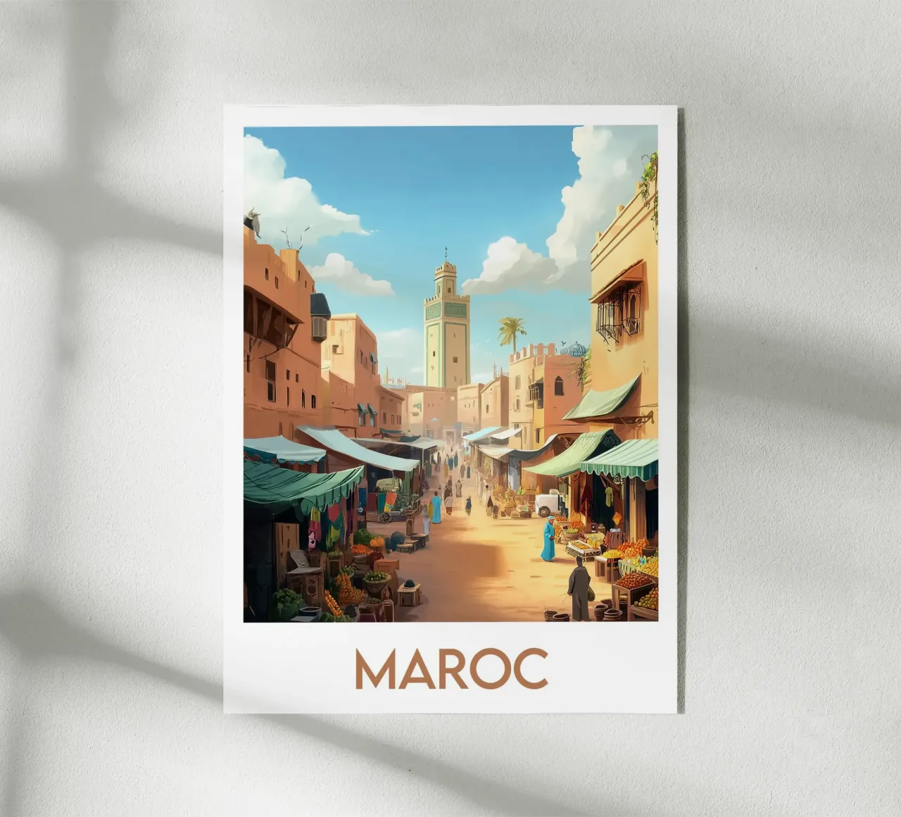 Affiche Maroc plexiglass da Frame the World
