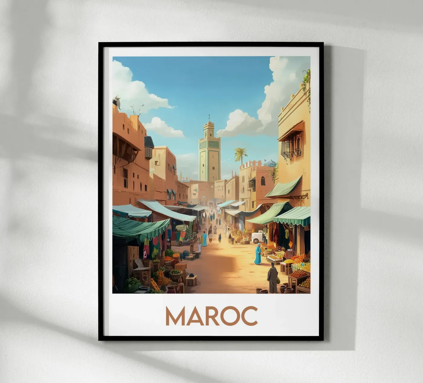 Affiche Maroc poster da Frame the World