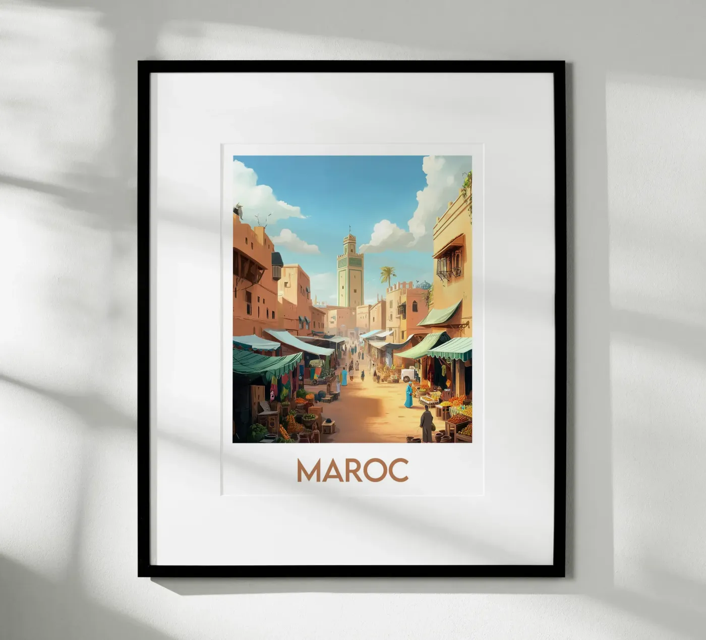 Affiche Maroc poster da Frame the World