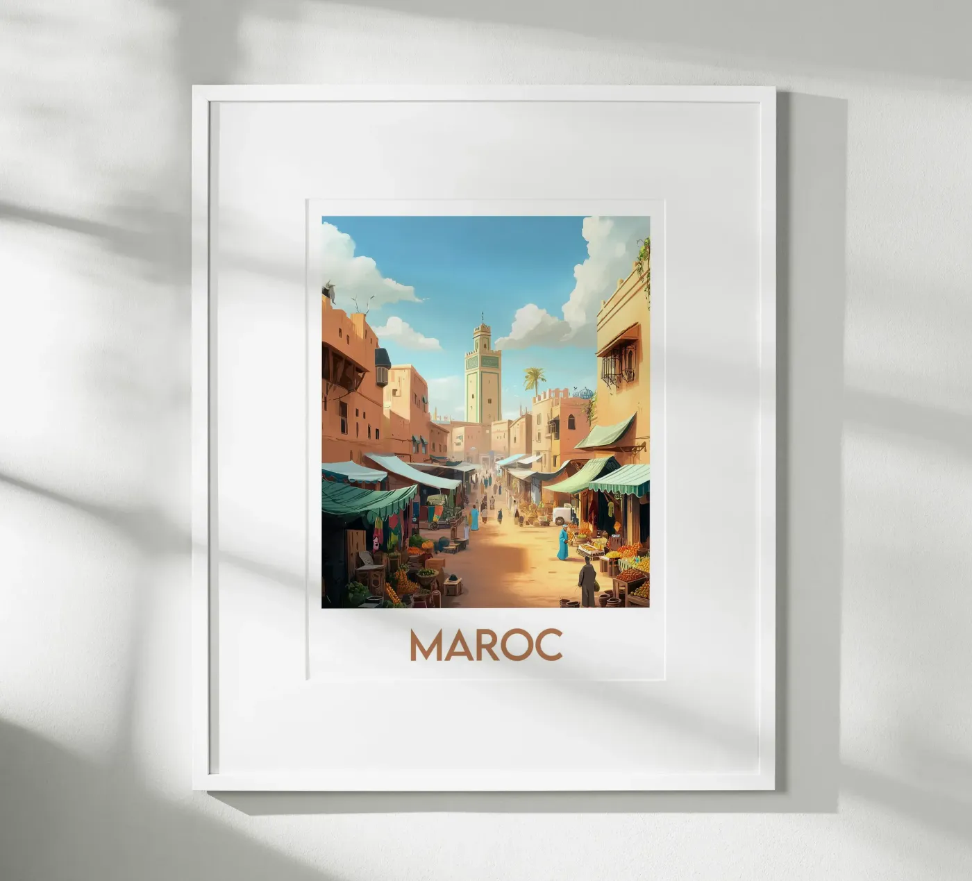 Affiche Maroc poster da Frame the World