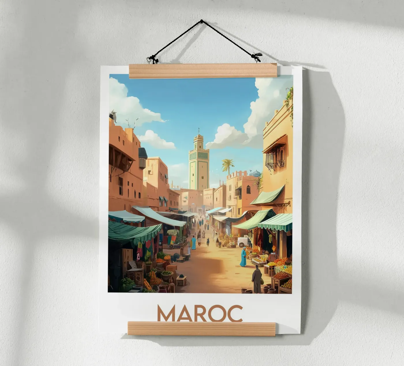 Affiche Maroc poster da Frame the World