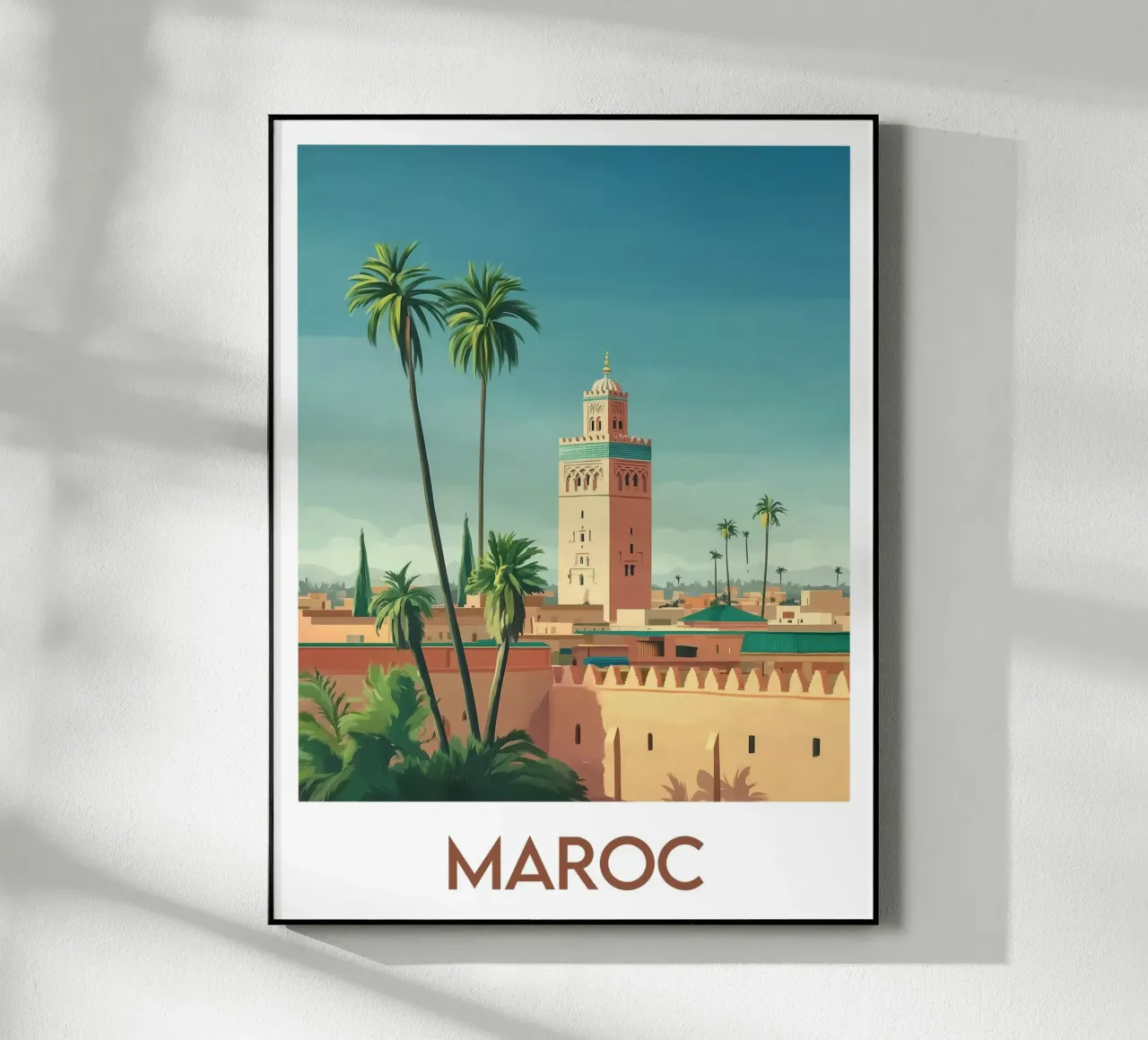 Affiche Maroc plexiglass da Frame the World
