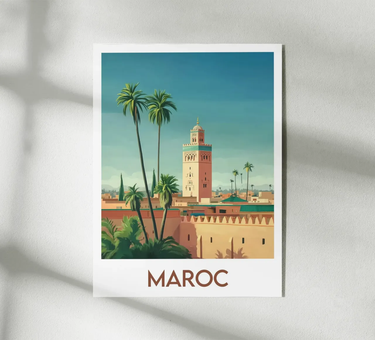 Affiche Maroc plexiglass da Frame the World