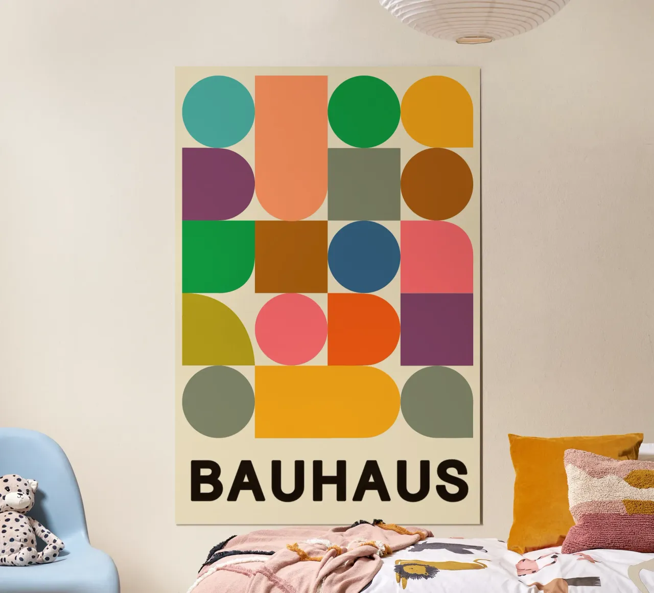 Geometric Joy poster da SMPLE