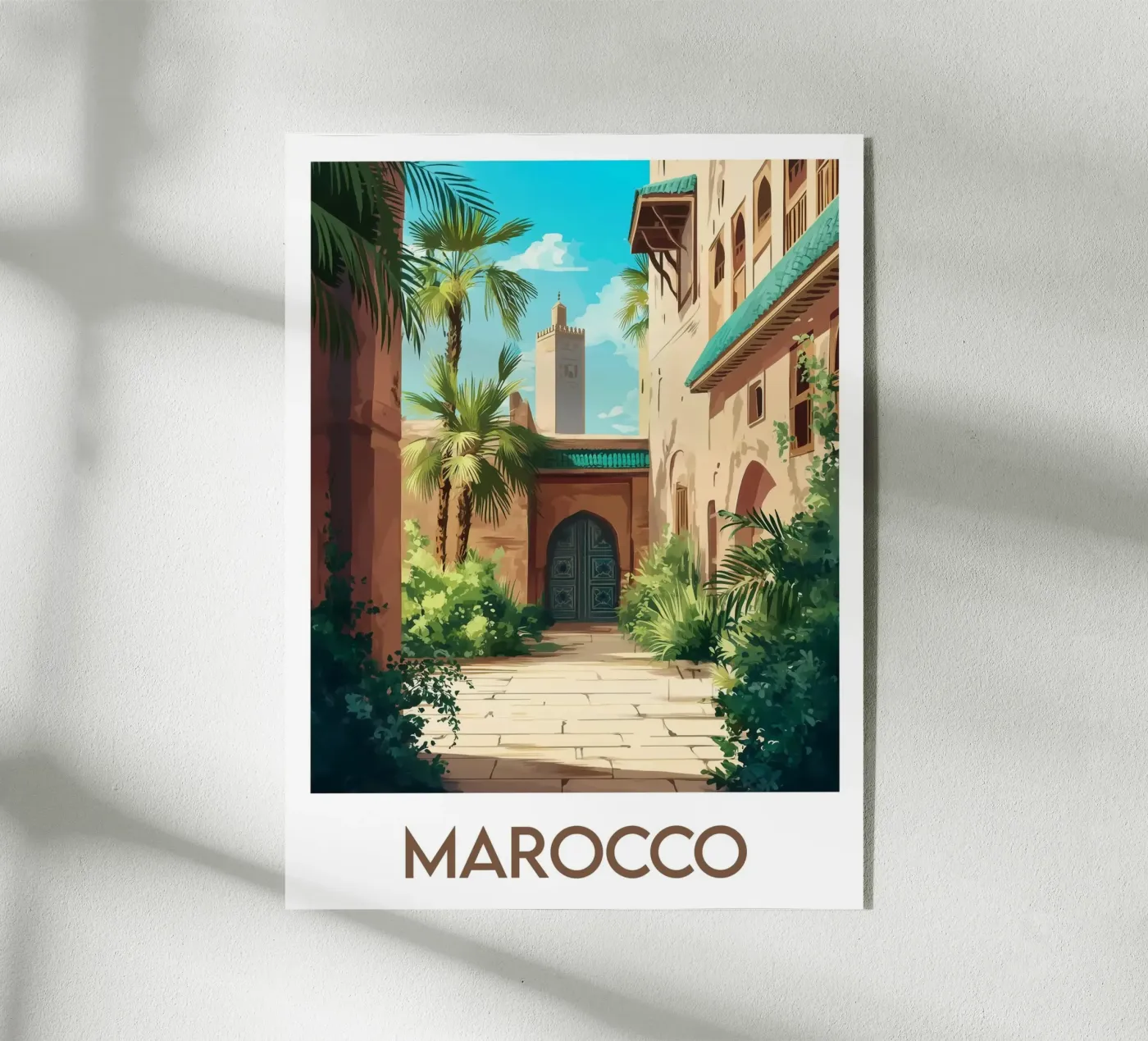 Affiche Maroc plexiglass da Frame the World