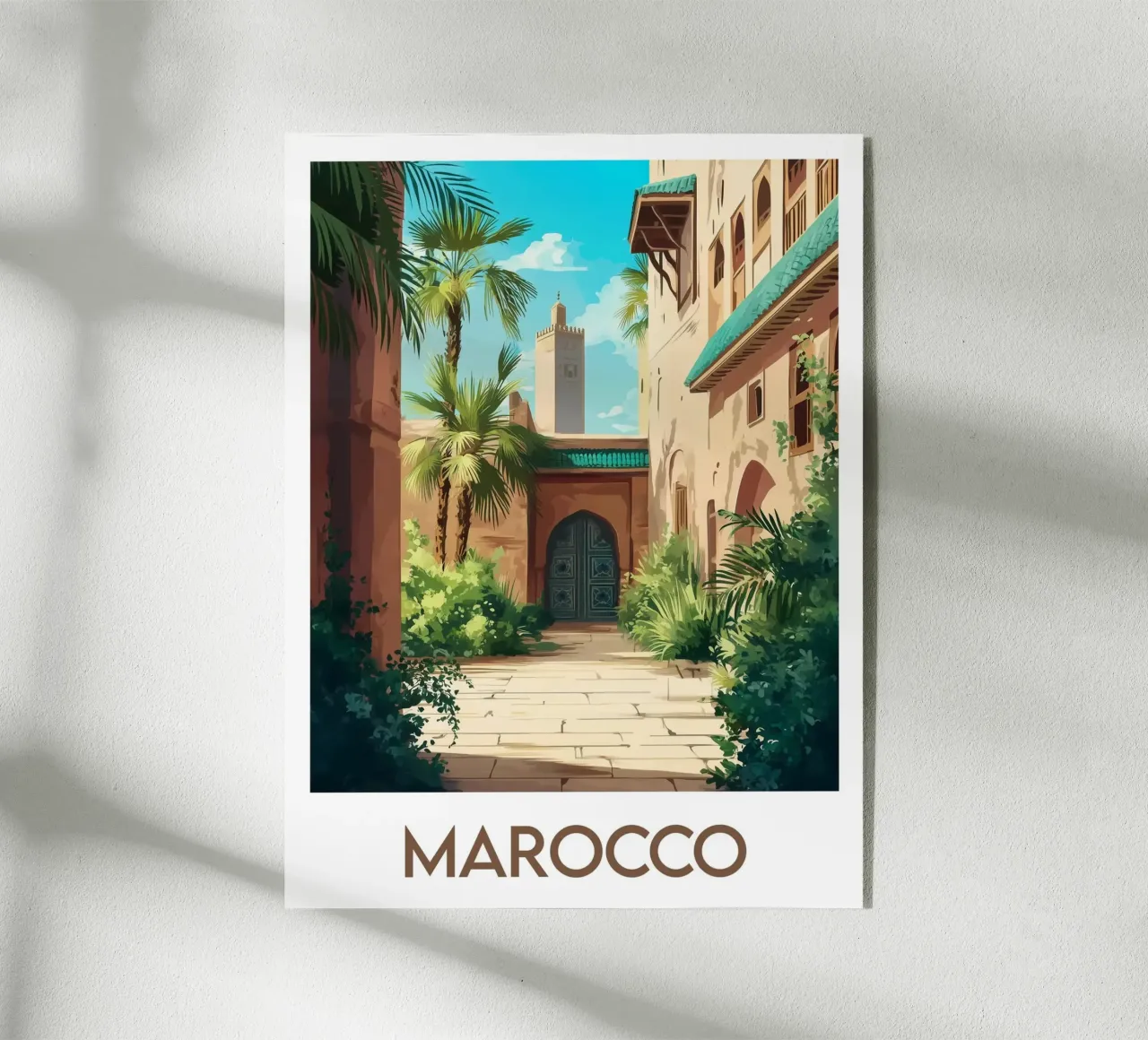 Affiche Maroc plexiglass da Frame the World