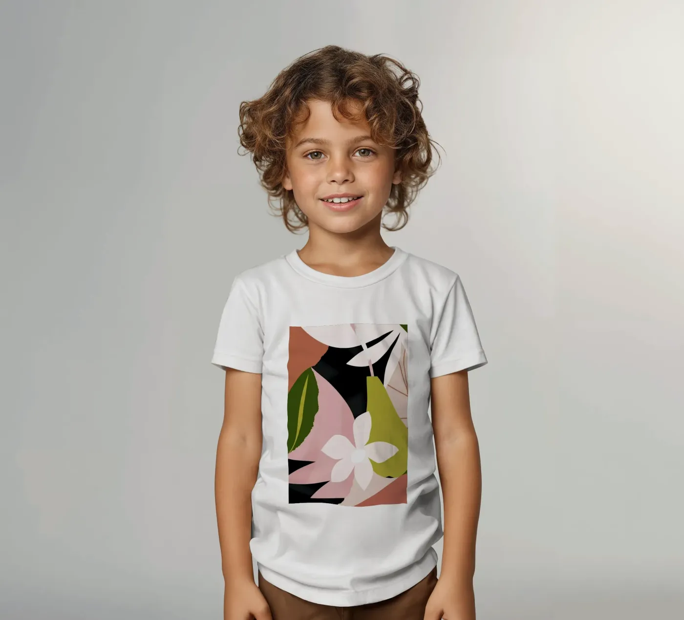 Pear kinder t-shirt van Tom Abbiss Smith