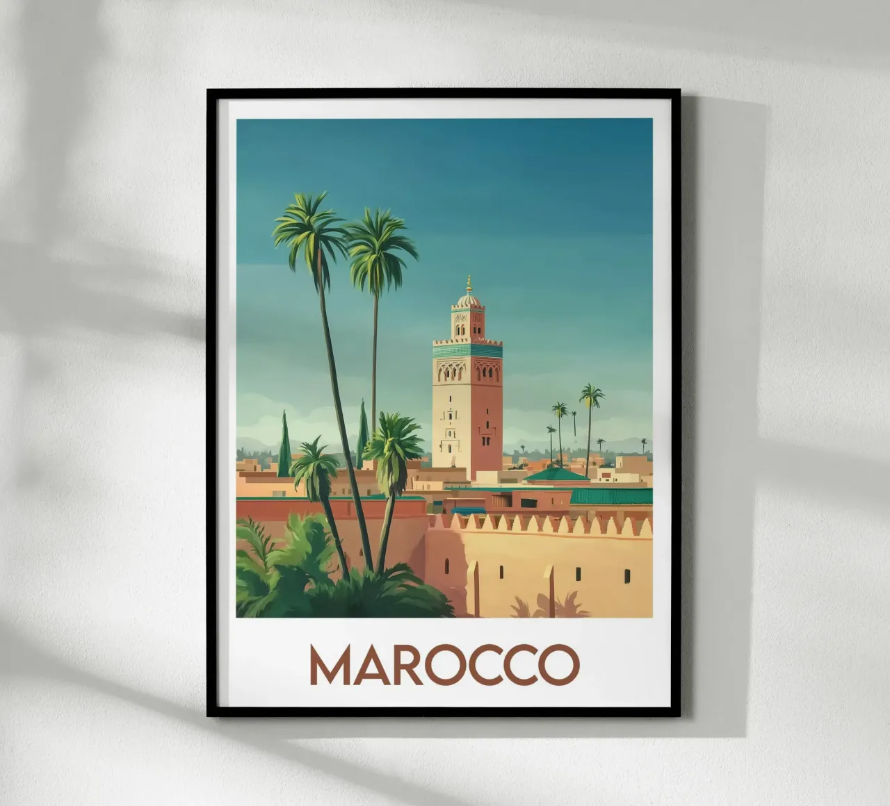 Affiche Maroc poster da Frame the World