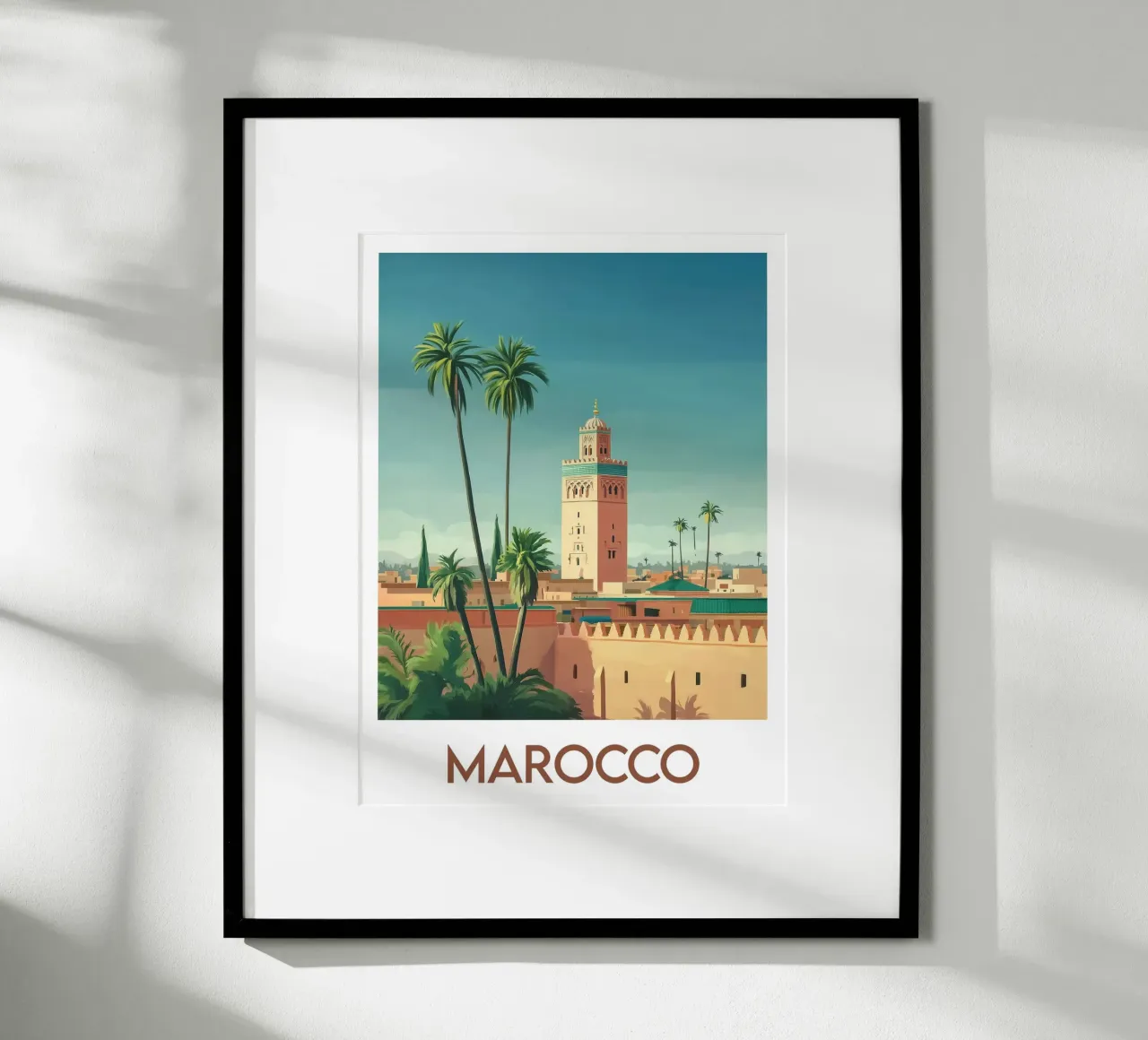 Affiche Maroc poster da Frame the World