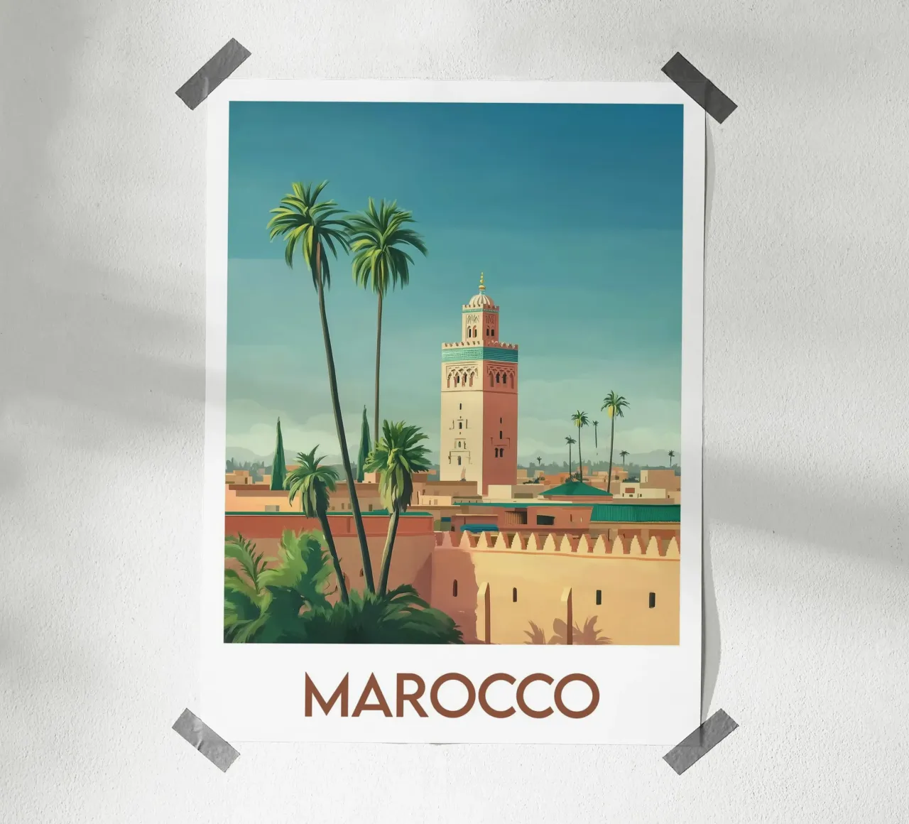 Affiche Maroc poster da Frame the World
