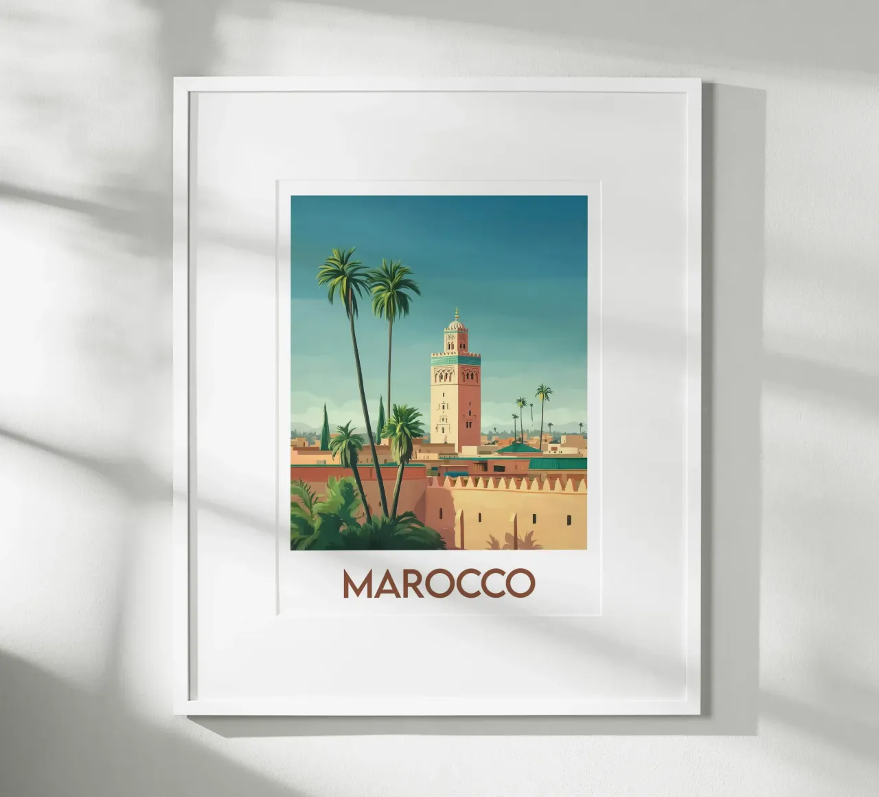 Affiche Maroc poster da Frame the World