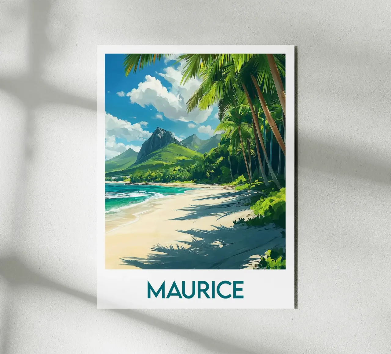 Affiche Maurice alluminio dibond da Frame the World