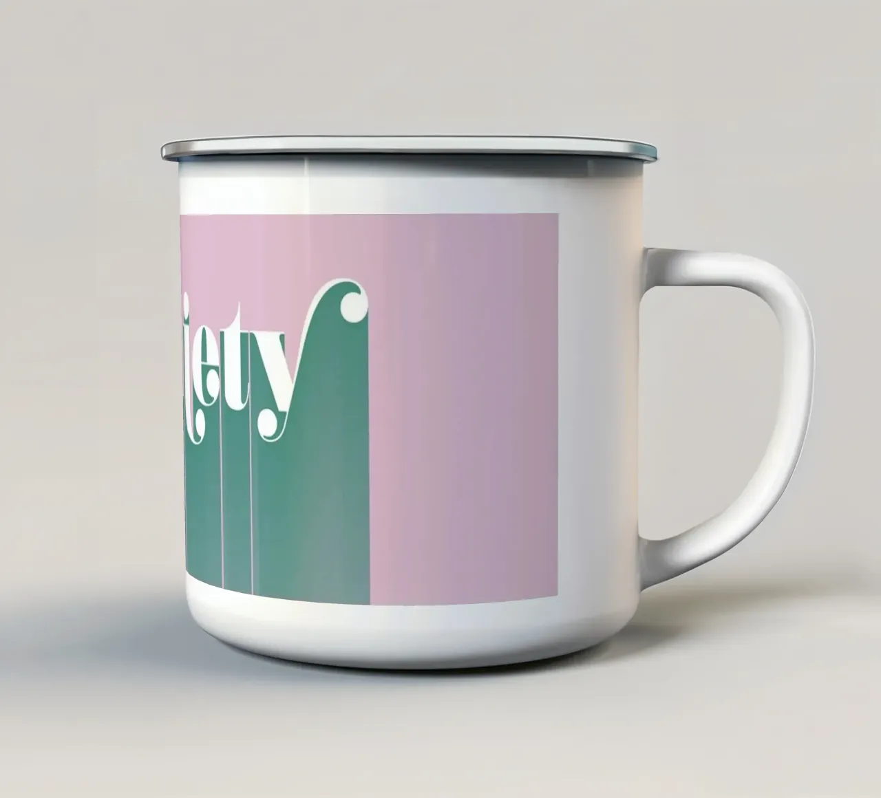 Anxiety tazza in smalto da designdn