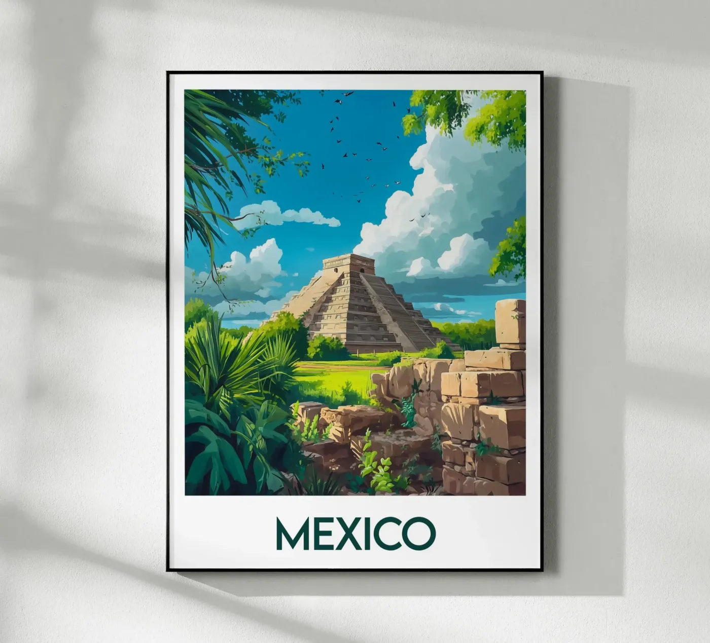 Poster Mexiko Acryl-Glas von Frame the World