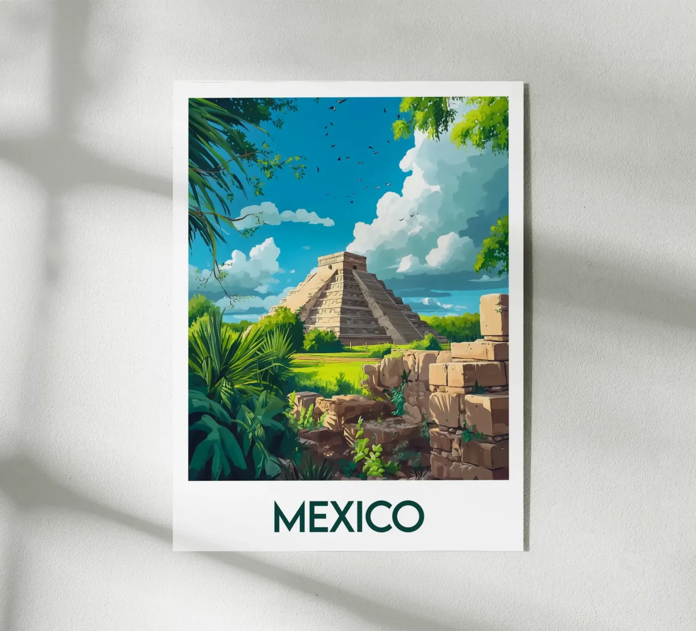 Poster Mexiko Acryl-Glas von Frame the World