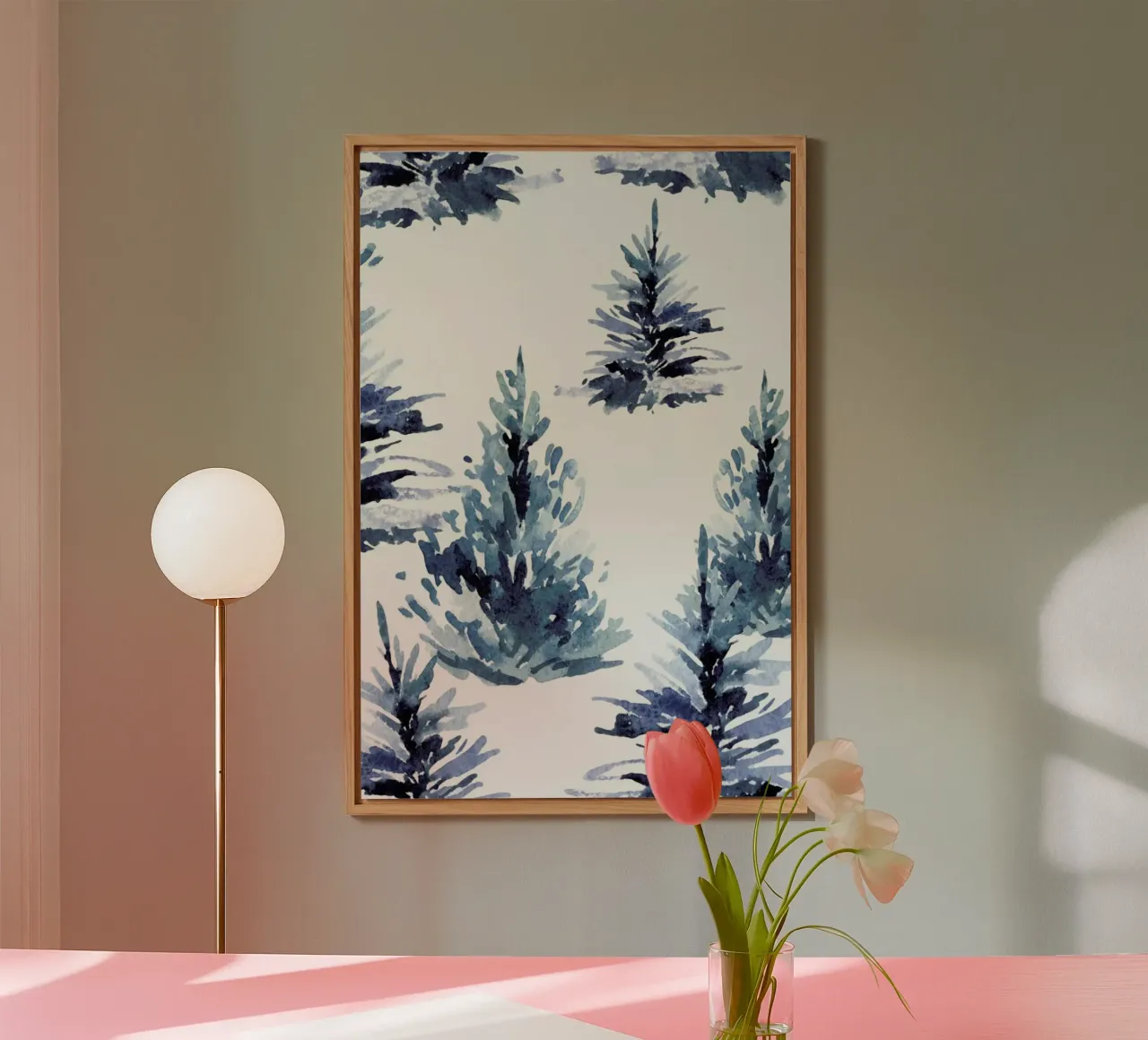 Ink Firs alluminio dibond da Flora & Fauna