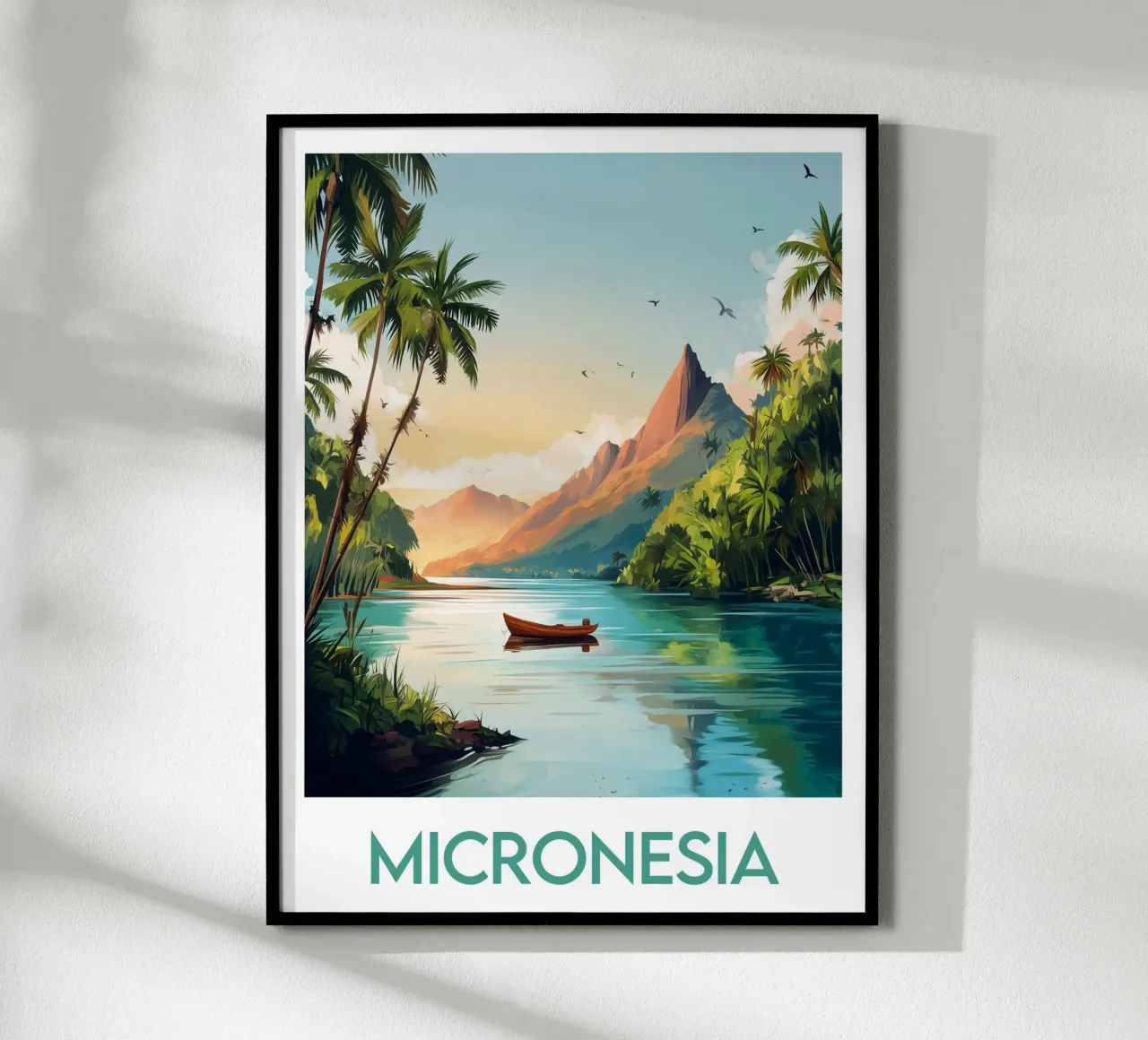 Poster della Micronesia poster da Frame the World