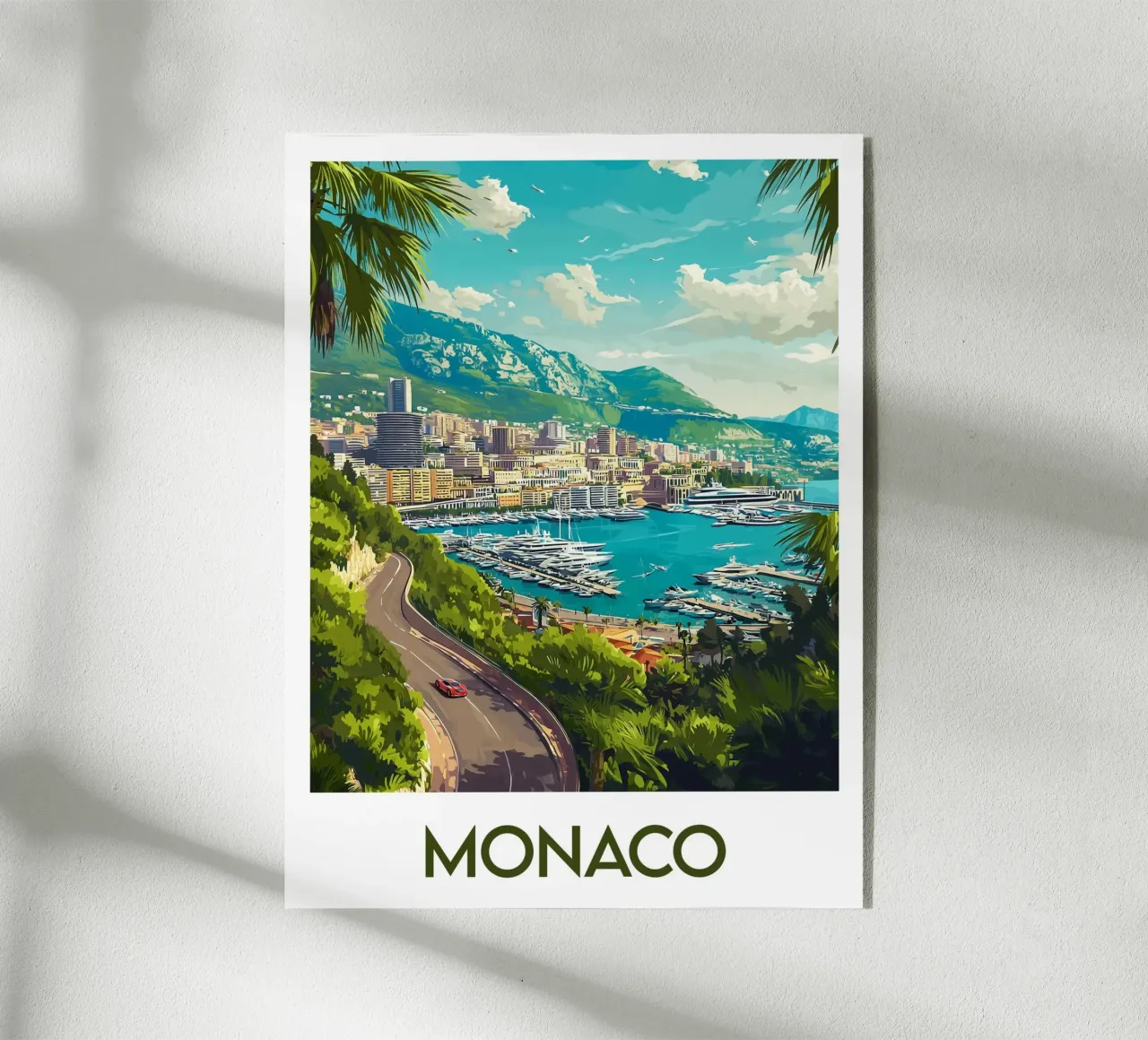 Affiche Monaco plexiglass da Frame the World