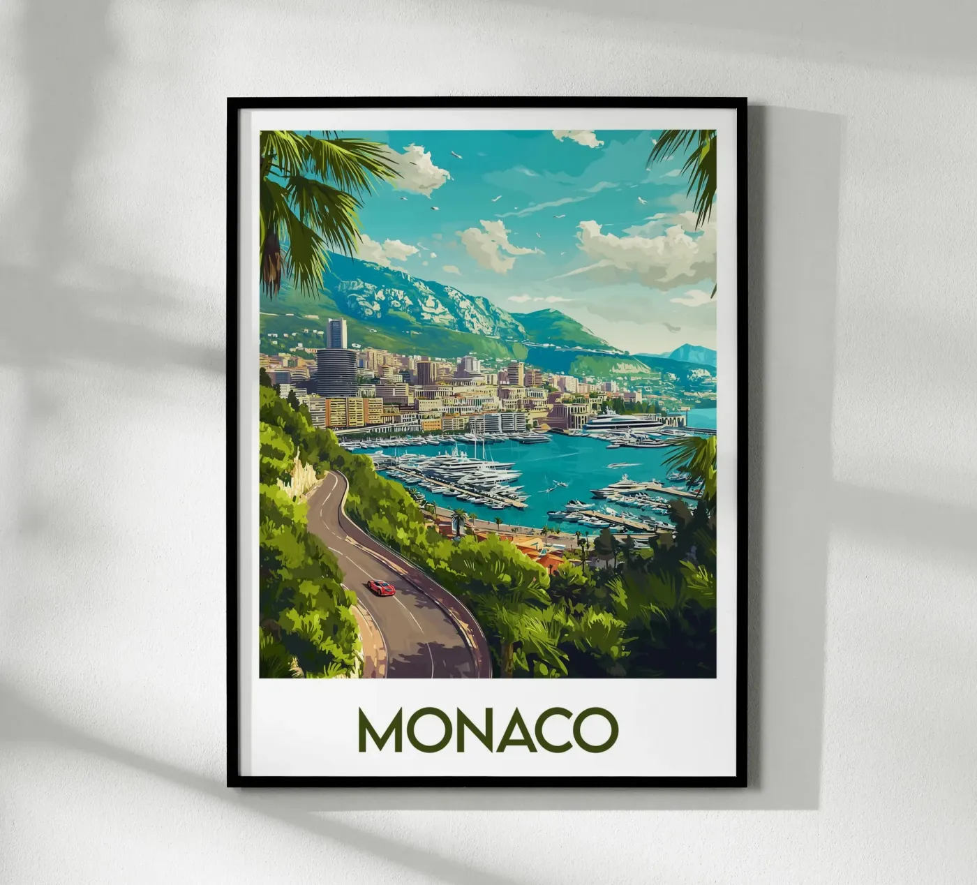Affiche Monaco poster da Frame the World