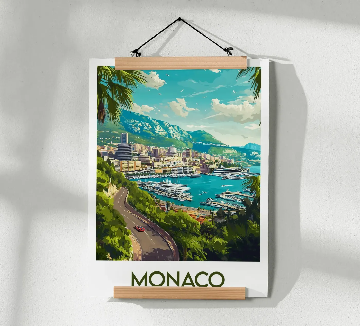 Affiche Monaco poster da Frame the World
