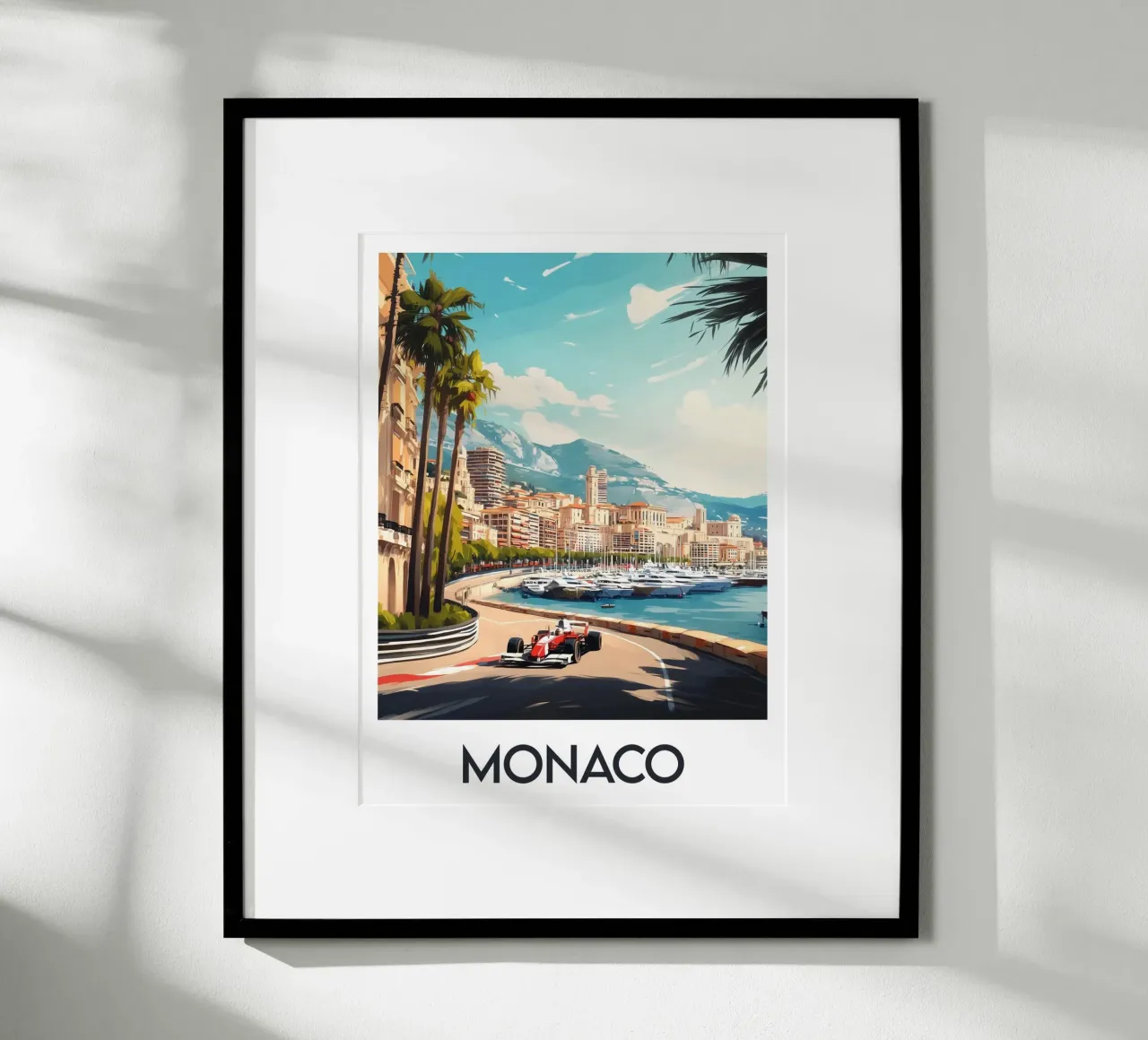 Affiche Monaco poster da Frame the World