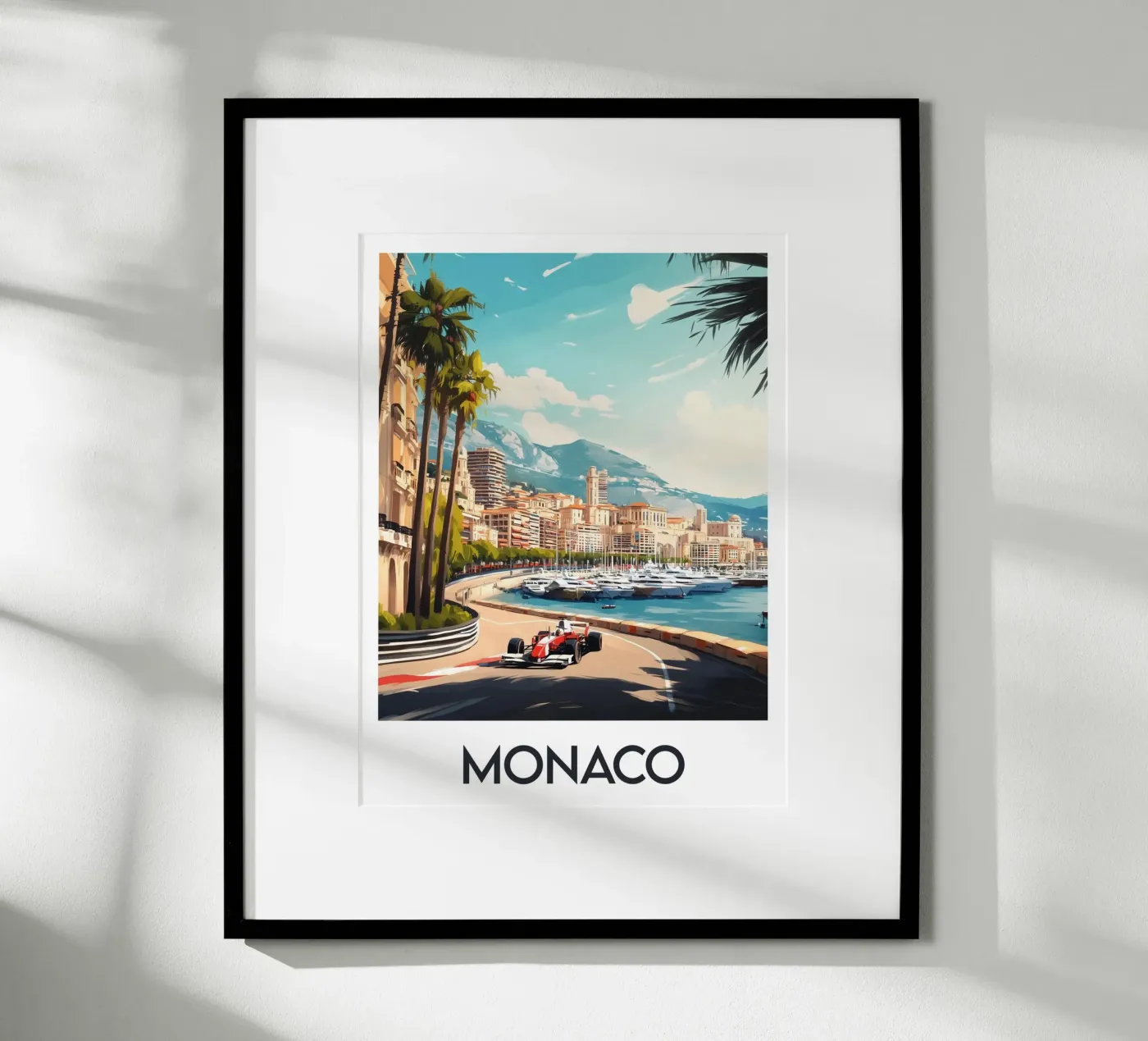 Affiche Monaco poster da Frame the World