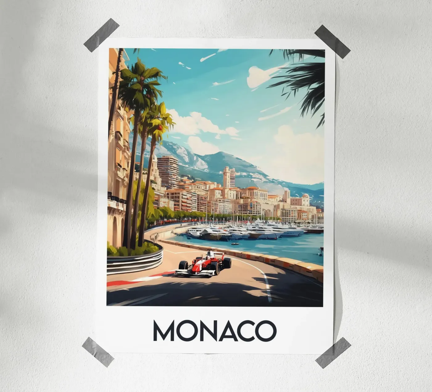 Affiche Monaco poster da Frame the World