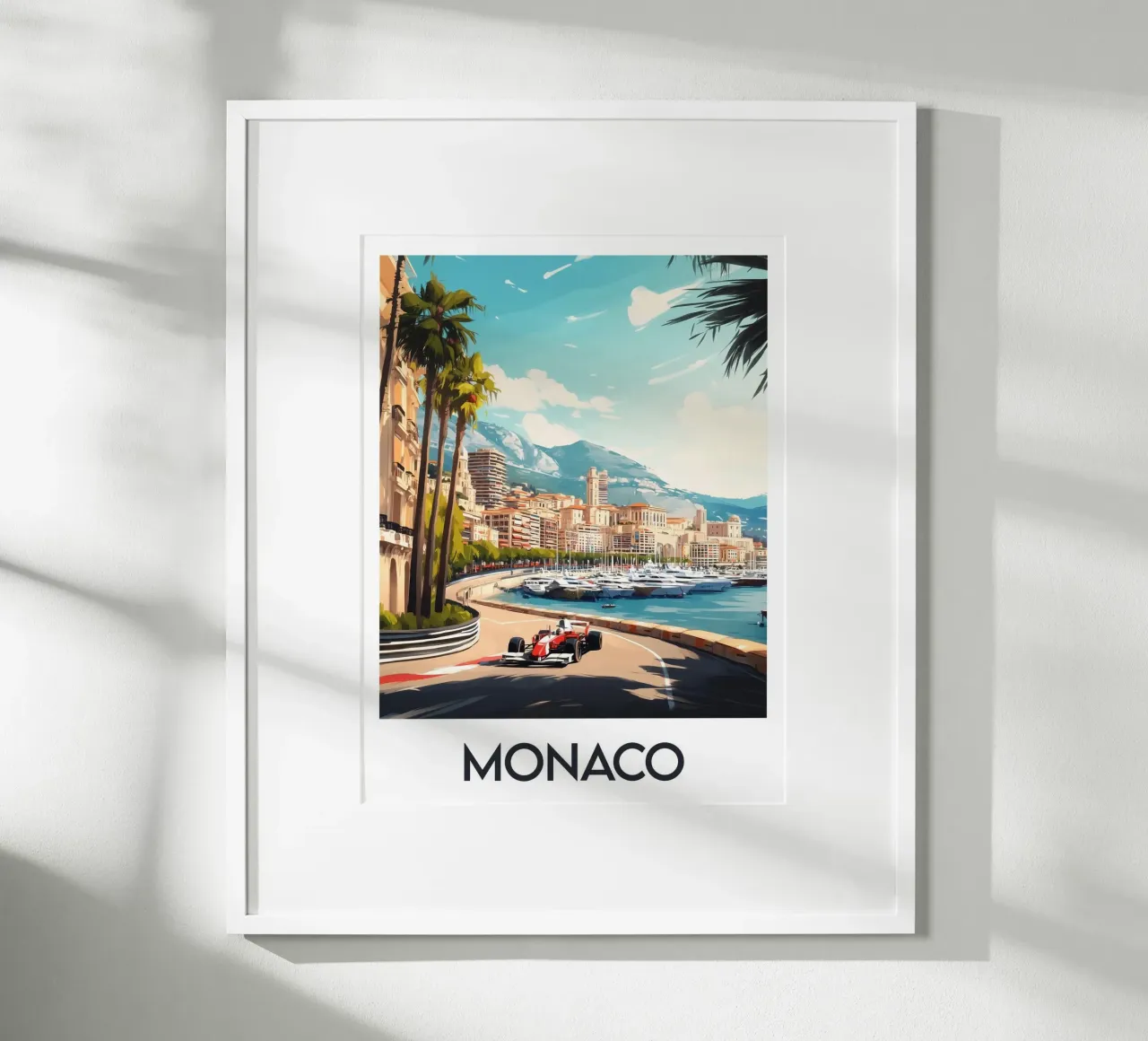 Affiche Monaco poster da Frame the World