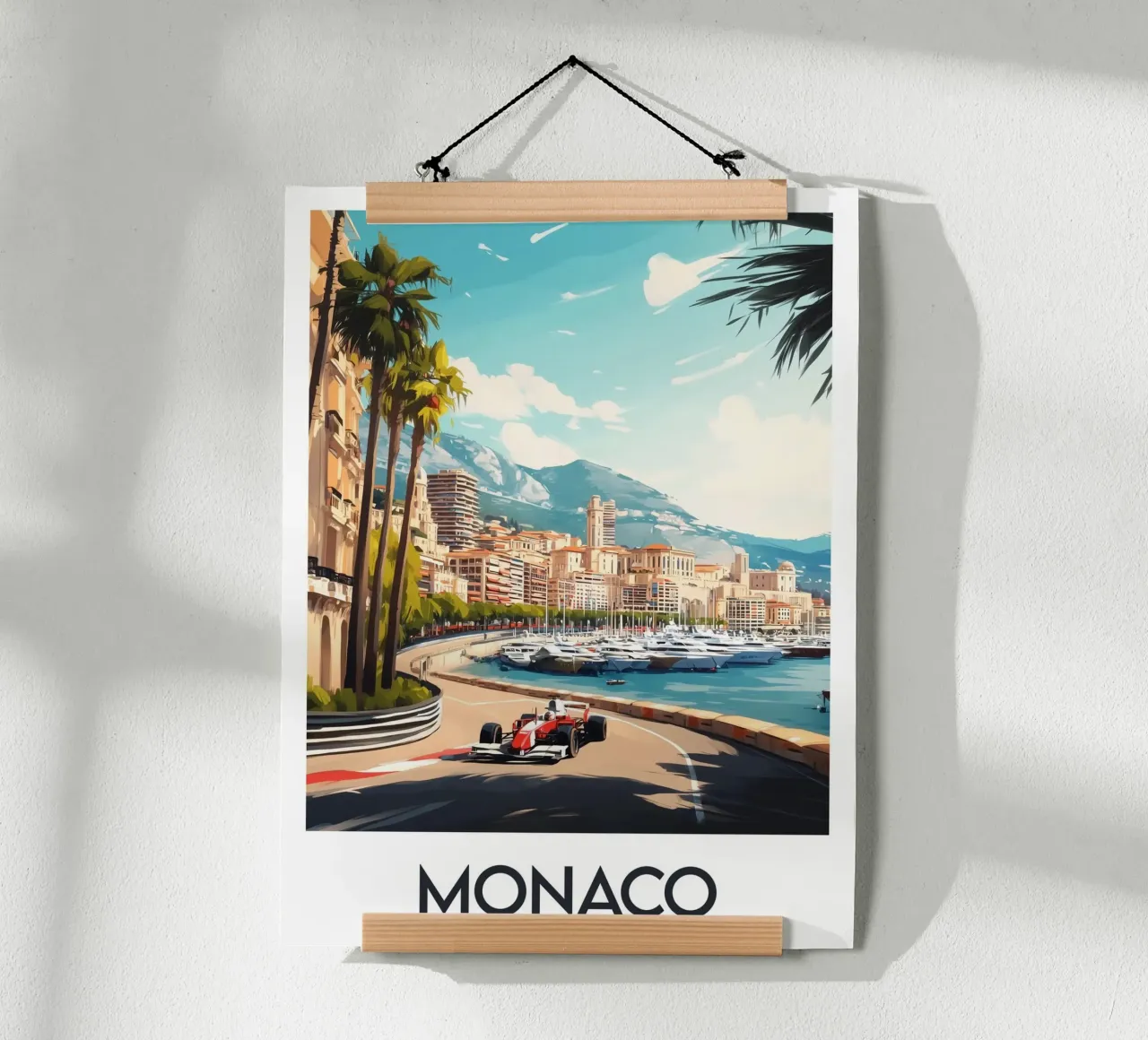 Affiche Monaco poster da Frame the World