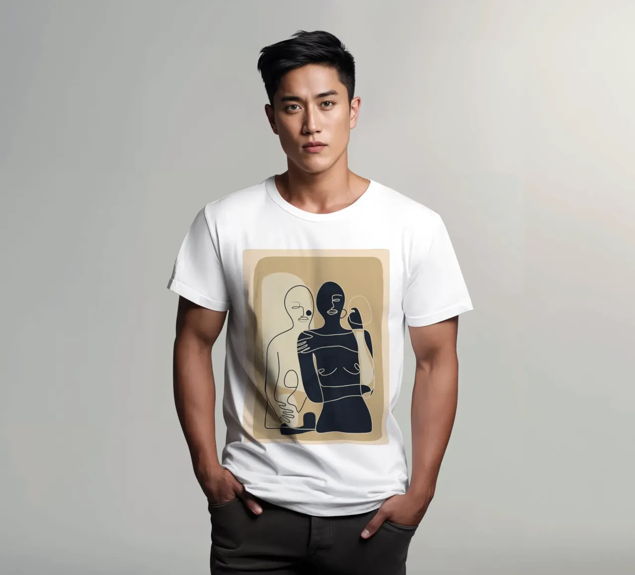Abstract Feeling 1 t-shirt by Flow Line