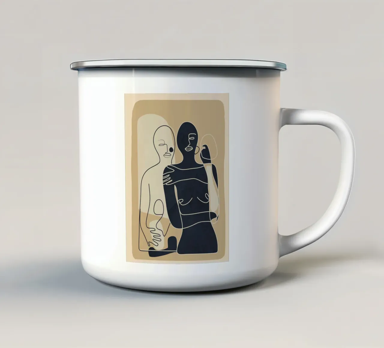 Abstract Feeling 1 tazza in smalto da Flow Line