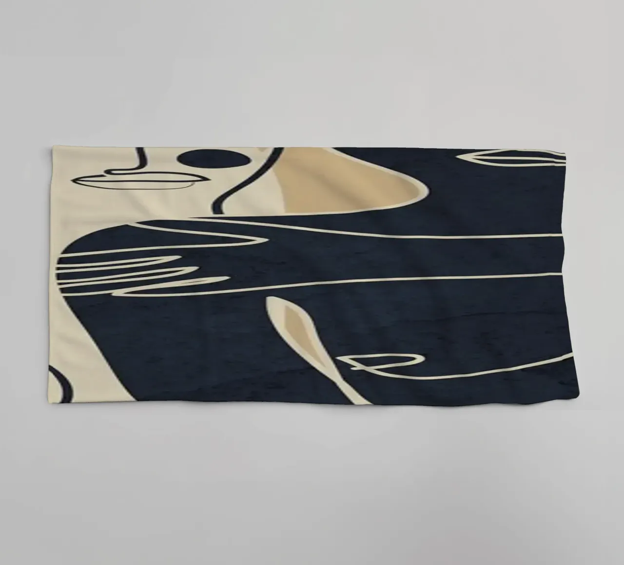 Abstract Feeling 1 towel by Flow Line