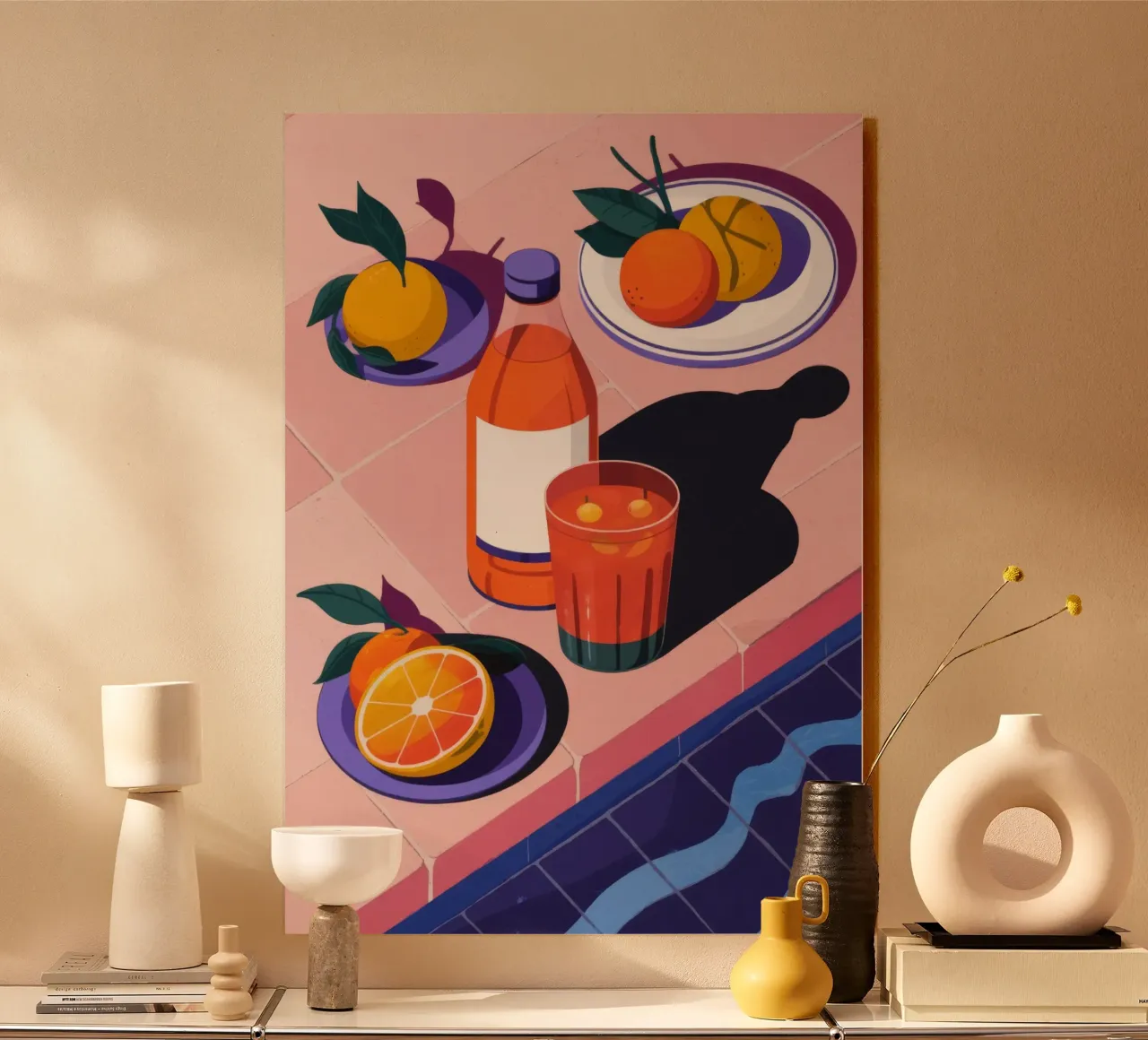 Poolside Citrus Refresh plexiglass da Lumina Vision