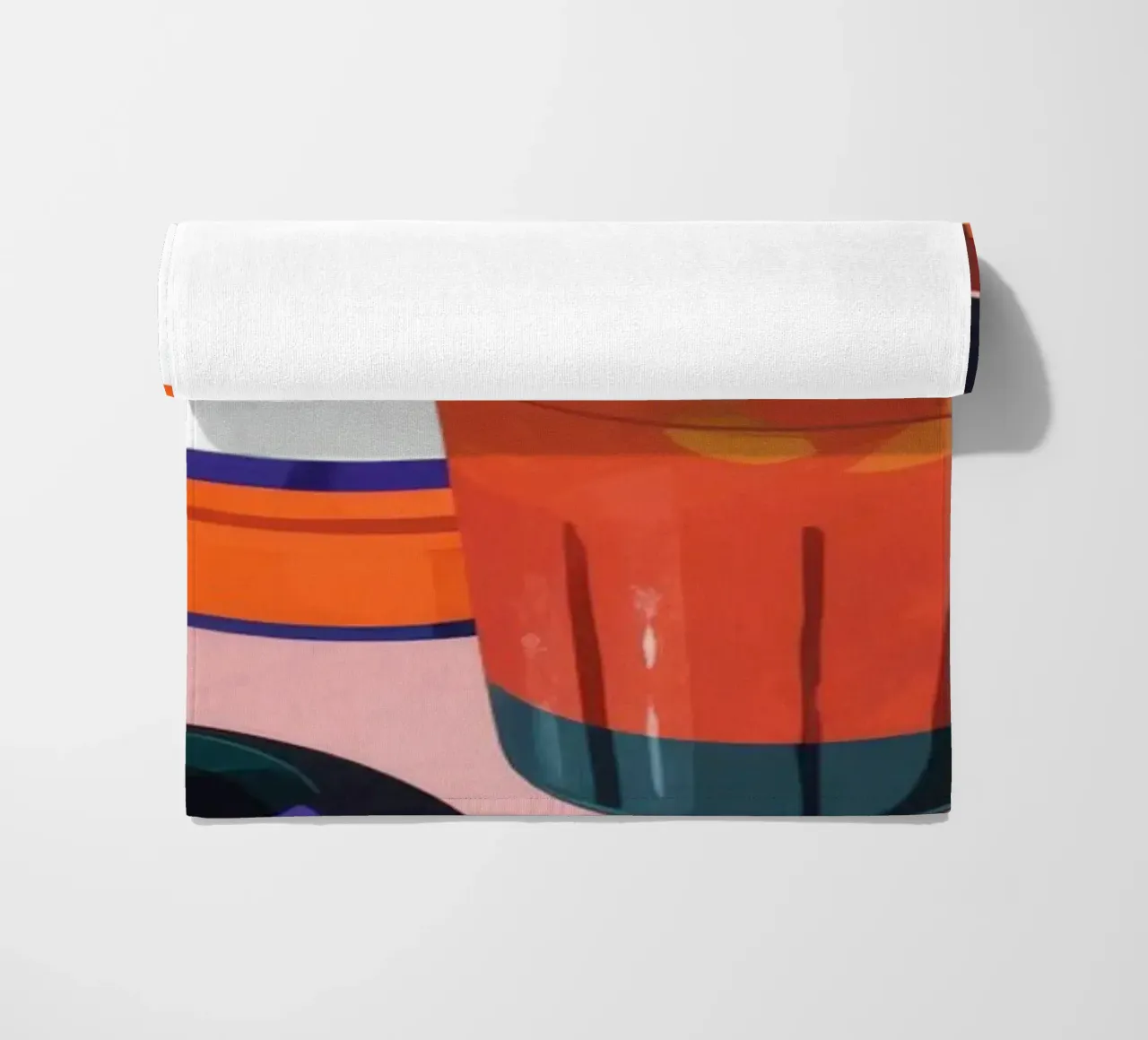 Rinfresco agli agrumi a bordo piscina telo mare da Lumina Vision