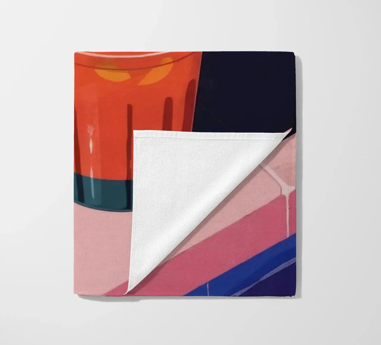 Rinfresco agli agrumi a bordo piscina telo mare da Lumina Vision