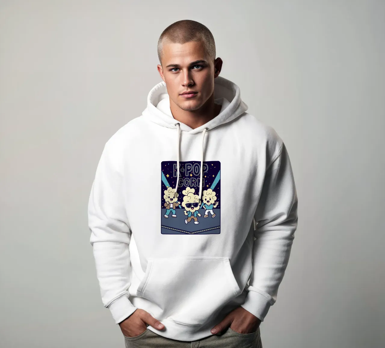 K-Popcorn felpa con cappuccio da Loobs