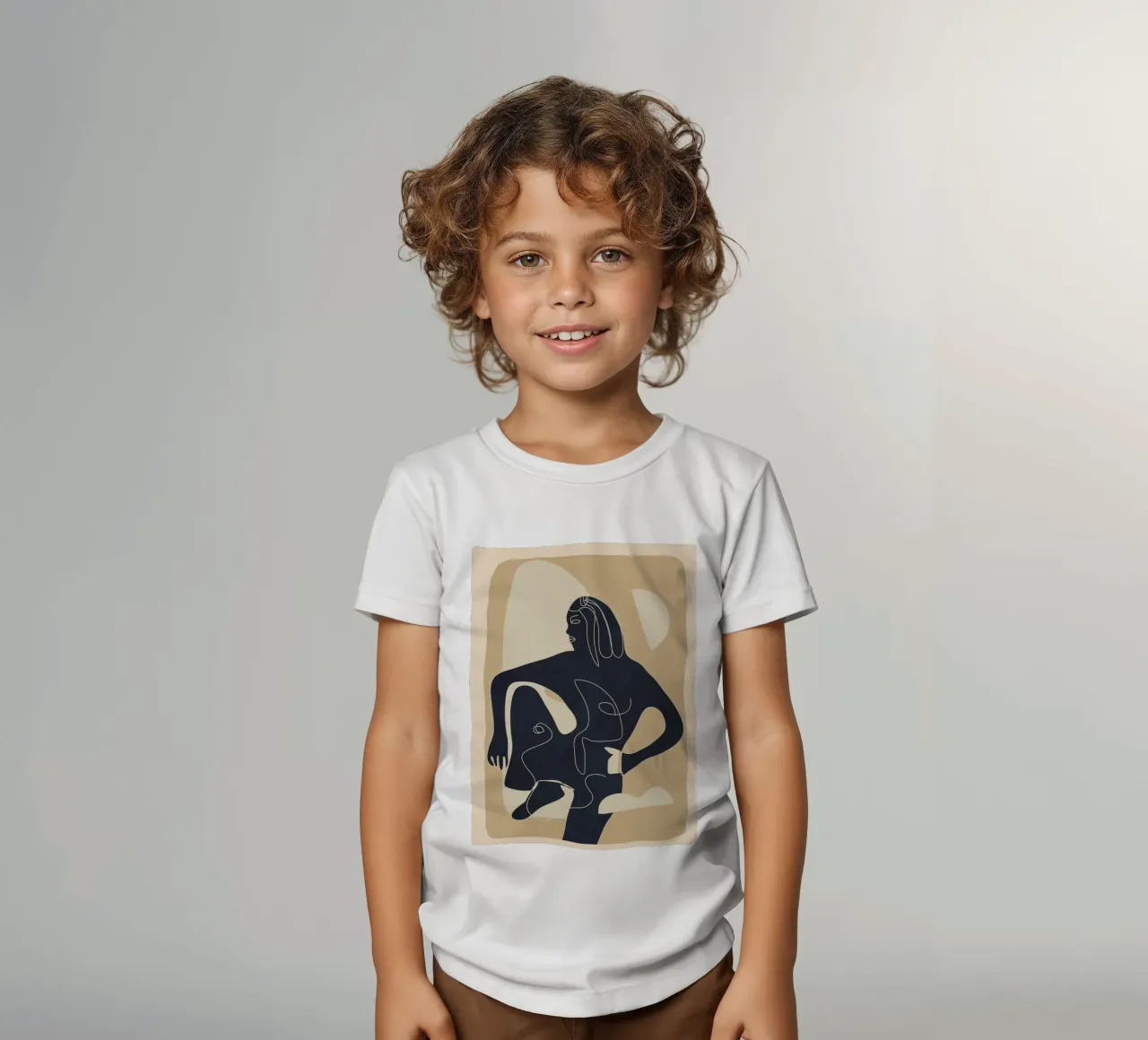 Abstract Feeling 3 kids t-shirt by Flow Line