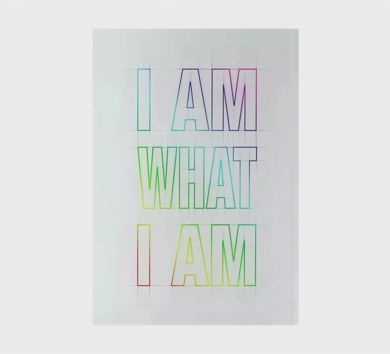 I Am What I Am notebook by Angelo Cerantola