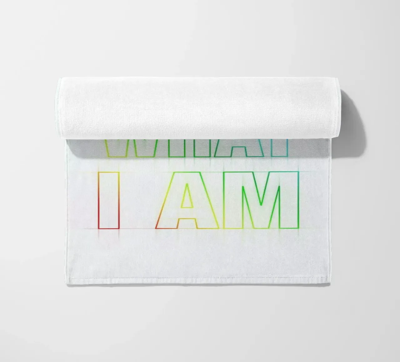 I Am What I Am beach towel by Angelo Cerantola