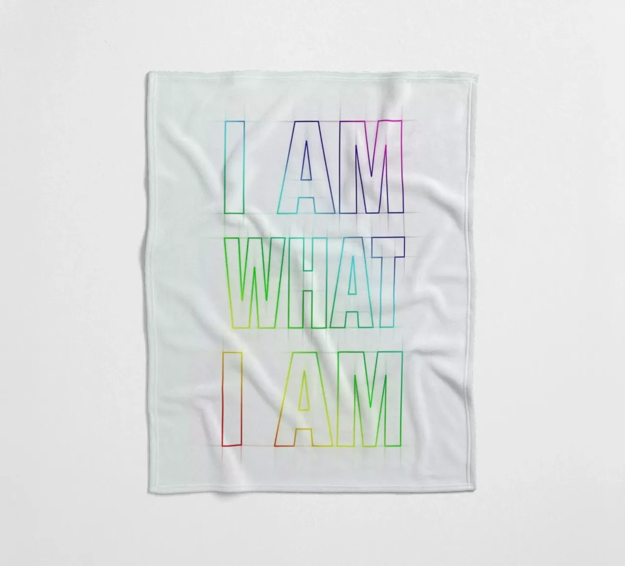 I Am What I Am coperta in pile da Angelo Cerantola