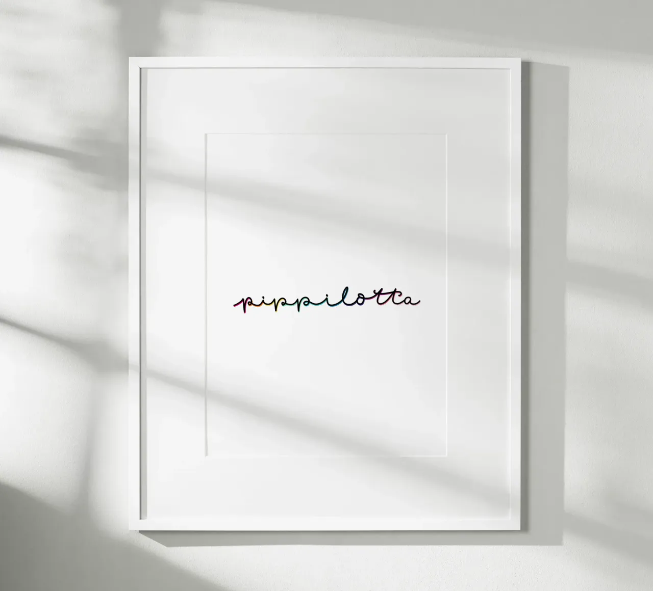 Pippi Langstrumpf Poster für alle Pippilotta Fans poster con telaio in alluminio da LIMITED EDITION LETTERS