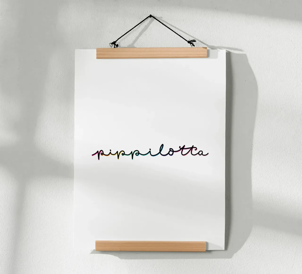 Pippi Langstrumpf Poster für alle Pippilotta Fans poster con telaio in alluminio da LIMITED EDITION LETTERS