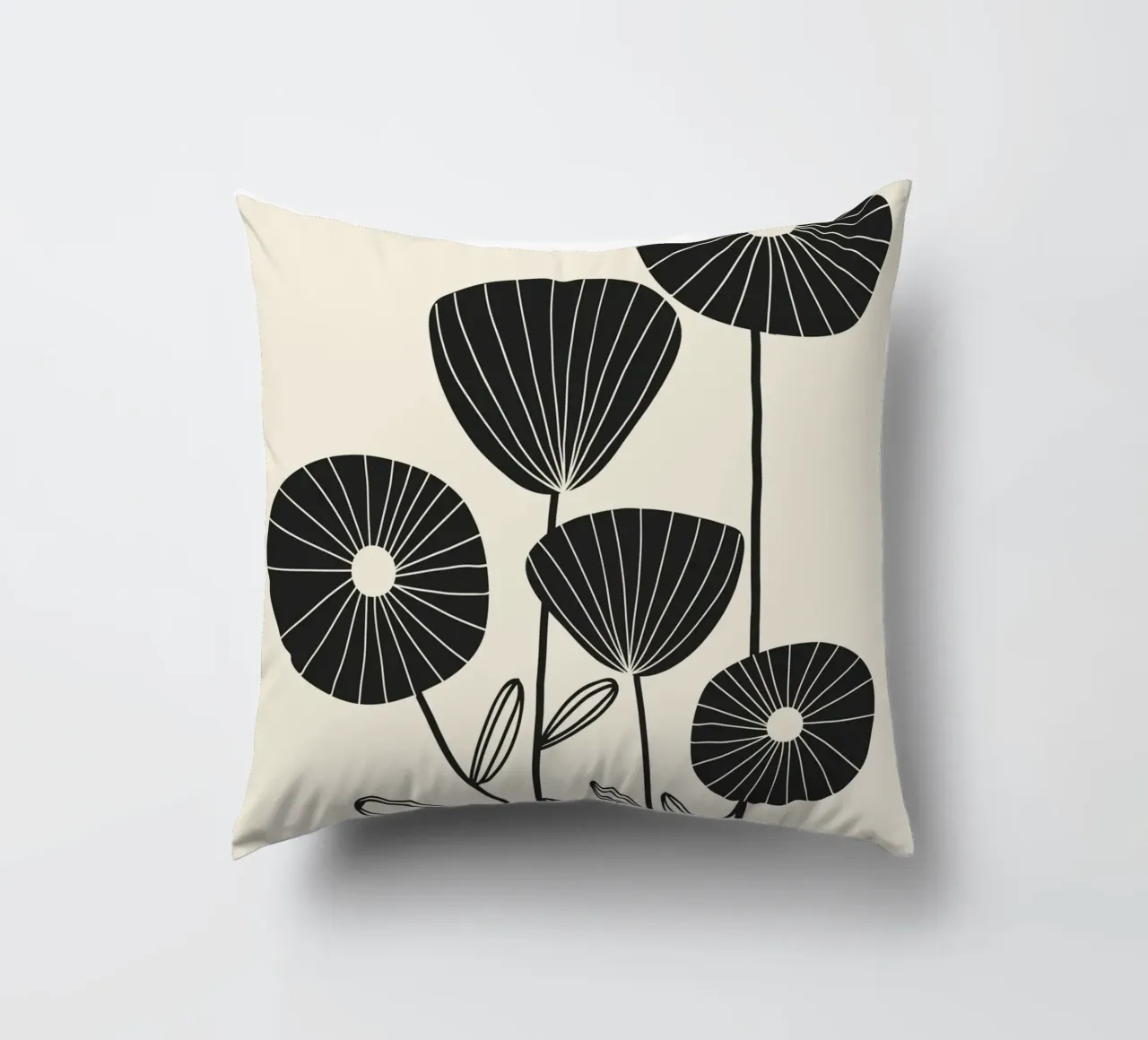 Abstract Flowers cuscino da Flow Line