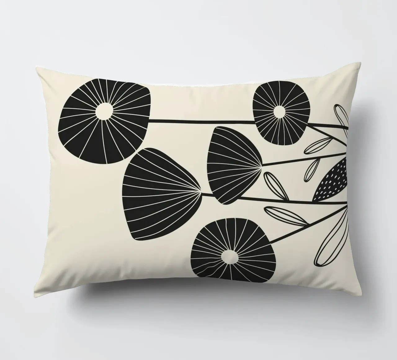 Abstract Flowers cuscino da Flow Line
